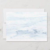 Holz, String-Leuchten, Aquarellfarben-RSVP-Karte Einladung (Rückseite)