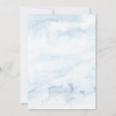 Holz, String Lights, Aquarell Save the Date (Rückseite)