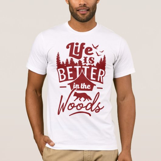 Holz T-Shirt (Vorderseite)