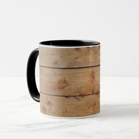 Holz Tasse (Vorderseite Links)