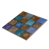 Holz Textur Mosaik Kunst Fliese (Seite)