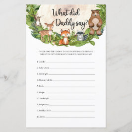 Holz Tiere aus Holz, was Daddy gesagt hat