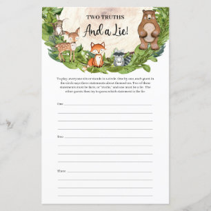 Holz Tiere aus Holz zwei Wahrheiten und eine Lüge