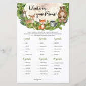 Holz Tiere Holz Scheibe Was ist in Ihrem Telefon (Vorderseite)