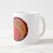 Holz Tiger Jumbo-Tasse (Vorderseite Rechts)
