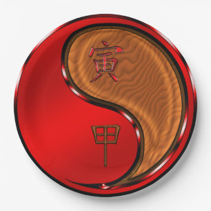 Holz Tiger Pappteller