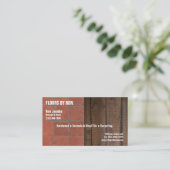 Holz-, Tile- und Teppichunternehmen Visitenkarte (Stehend Vorderseite)