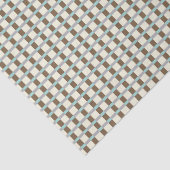 Holz und Algen Kariert Seidenpapier (Detail)