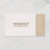 Holz und Beton Architektur, Innenarchitektur Visitenkarte (Vorderseite)