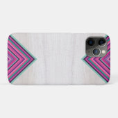 Holz- und Hellstreifen, geometrische Bohemische Ba Case-Mate iPhone Hülle (Rückseite (Horizontal))