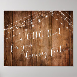 Holz und Licht eine kleine Leckerei für Ihre Tanzf Poster