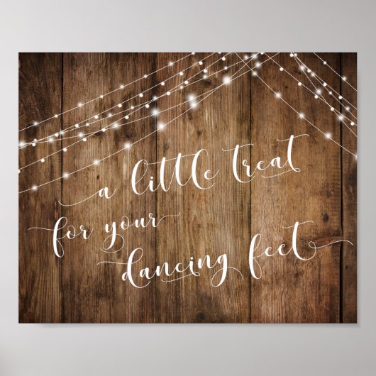 Holz und Licht eine kleine Leckerei für Ihre Tanzf Poster (Vorne)