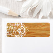 Holz und Mandala (Insitu)