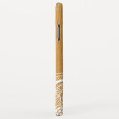 Holz und Mandala Case-Mate iPhone Hülle (Hinten/Rechts)