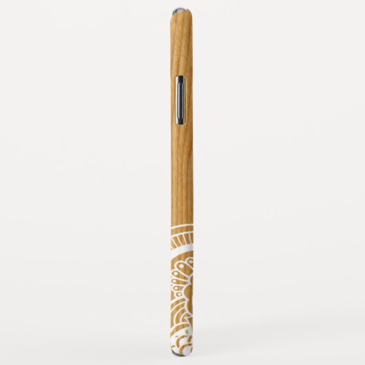 Holz und Mandala Case-Mate iPhone Hülle (Hinten/Rechts)