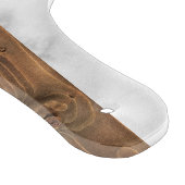 Holz und Marmor mit Liebe Zitat Familienname Schneidebrett (Ecke)