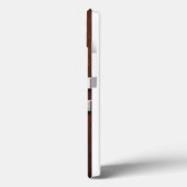 Holz und Metall Case-Mate iPhone Hülle (Rückseite / Links)