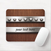 Holz und Metall Mousepad (Mit Mouse)