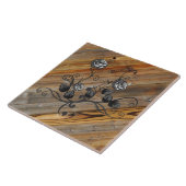 Holz und Rose Fliese (Seite)