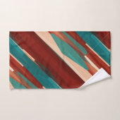 Holz und Türkis Badhandtuch Set (Handtuch)