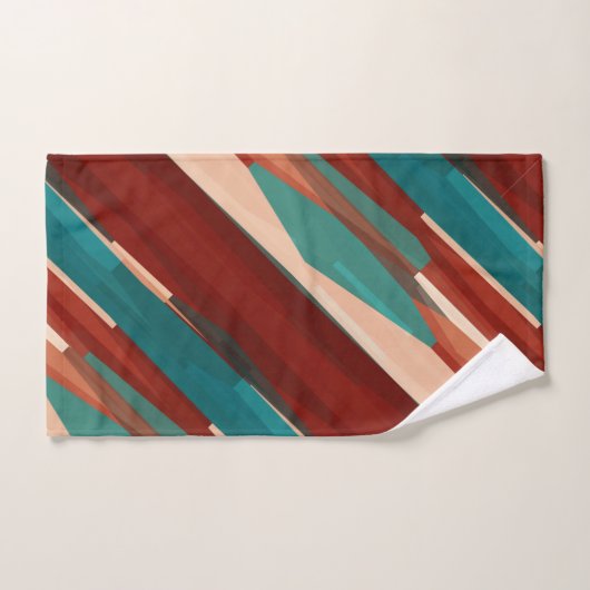 Holz und Türkis Badhandtuch Set (Handtuch)