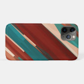 Holz und Türkis Case-Mate iPhone Hülle (Rückseite (Horizontal))