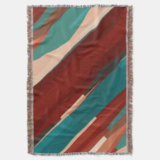 Holz und Türkis Decke (Vorderseite Vertikal)