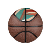 Holz und Türkis Mini Basketball (Rechts)
