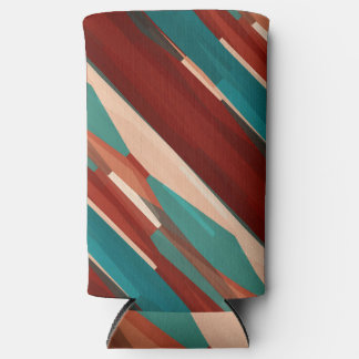 Holz und Türkis Selters Dosenkühler