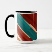 Holz und Türkis Tasse (Links)