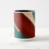 Holz und Türkis Tasse (Zentrum)