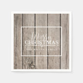 Holz, Urlaub Serviette (Vorderseite)