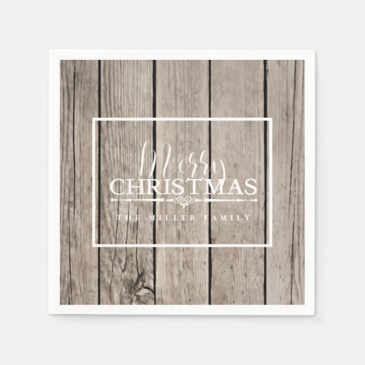 Holz, Urlaub Serviette (Vorderseite)