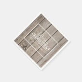 Holz, Urlaub Serviette (Ecke)