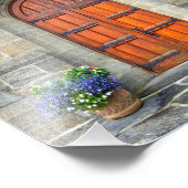 Holz, Vermont, Kirchtüren Fotodruck (Ecke)