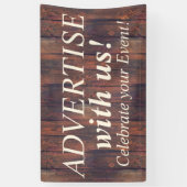 HOLZ VERSCHALT nahtloses Muster + Ihre Ideen Banner (Vertikal)