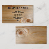 Holz Visitenkarte (Vorne/Hinten)