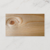 Holz Visitenkarte (Rückseite)