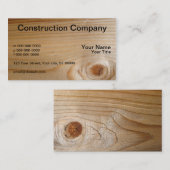 Holz Visitenkarte (Vorne/Hinten)