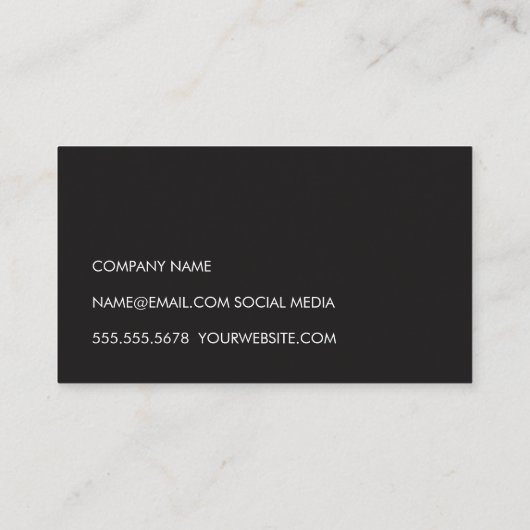 Holz Visitenkarte (Rückseite)