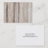 Holz Visitenkarte (Vorne/Hinten)