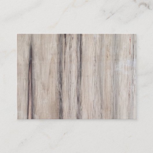 Holz Visitenkarte (Vorderseite)