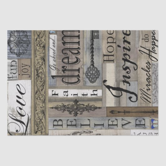 Holz von Entdeckungspapier Seidenpapier (Vorderseite)