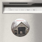 Holz, VT, abgedeckte Bridge Magnet (In Situ (Geschirrspüler))