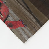 Holz Wall Art Fleecedecke (Ecke)