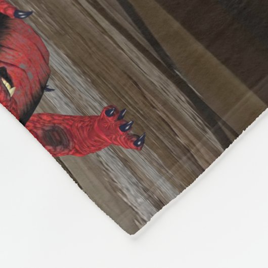 Holz Wall Art Fleecedecke (Ecke)