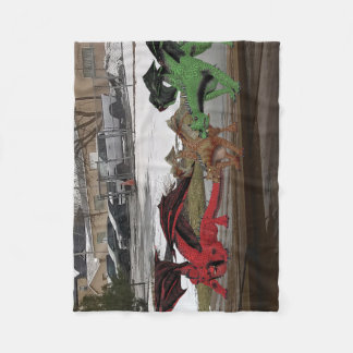 Holz Wall Art Fleecedecke