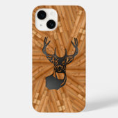 Holz - Weißer Schwanz Case-Mate iPhone Hülle (Rückseite)