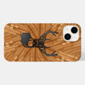 Holz - Weißer Schwanz Case-Mate iPhone Hülle (Rückseite (Horizontal))