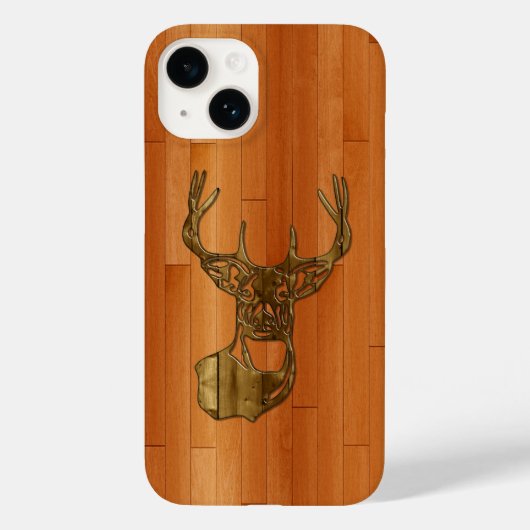 Holz - Weißer Schwanz Case-Mate iPhone Hülle (Rückseite)